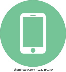 Mobile phone, illustration, vector on white background.