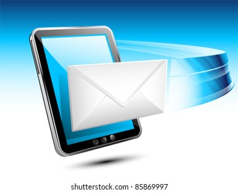 Mobile phone incoming mail