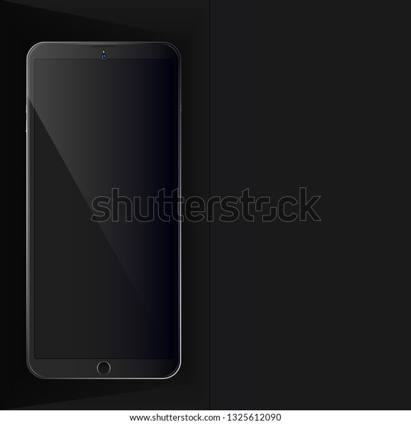 Download Mobile Phone Inside Black Open Paper Stock Vector Royalty Free 1325612090 PSD Mockup Templates