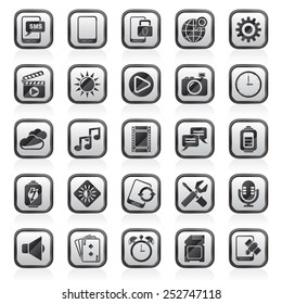 Mobile Phone Interface icons - vector icon set