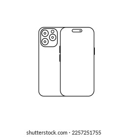 mobile phone isolated, realistic vector illustration.High quality realistic trendy no frame smartphone with blank white screen.mobile phone vector Isolated on White Background.