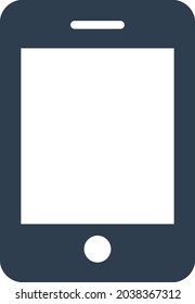 Mobile phone Isolated Vector icon which can easily modify or edit

