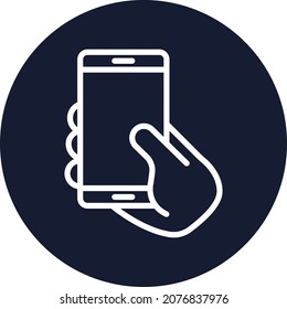 mobile phone Isolated Vector icon which can easily modify or edit

