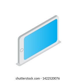 mobile phone isometric creative illustration vector of graphic , mobile phone isometric illustration vector , mobile phone vector  isometric illustration