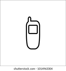 Mobile Phone Line Icon