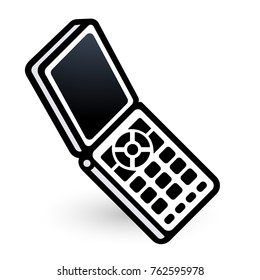 Mobile phone linear icon. Vector illustration EPS8