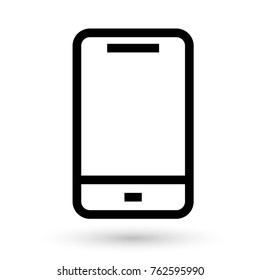 Mobile phone linear icon. Vector illustration EPS8