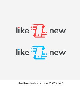 Mobile phone logo vector template illustration.