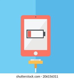 Mobile Phone low battery