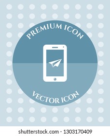 Mobile Phone Mailing Icon for Web, Applications, Software & Graphic Designs.