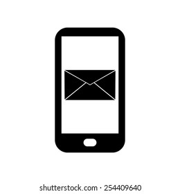 Mobile phone message icon