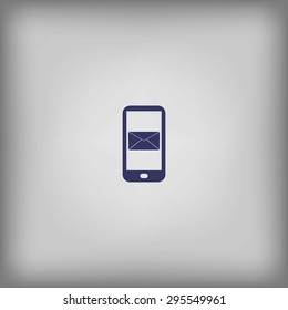 Mobile phone message  icon 