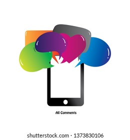 Mobile phone messages design