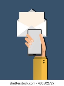 mobile phone messaging image 