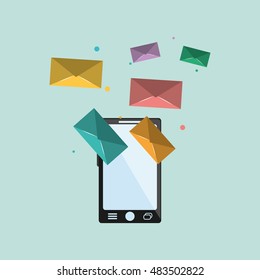 mobile phone messaging image 