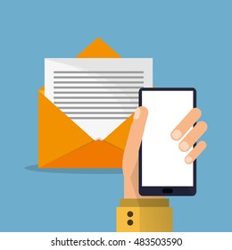 mobile phone messaging image 