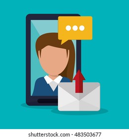 mobile phone messaging image 