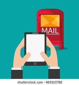 mobile phone messaging image 