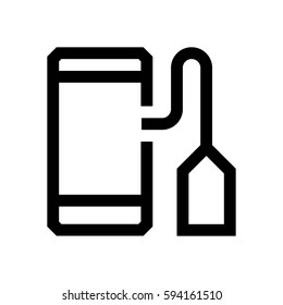 Mobile phone mini line, icon, background and graphic. The icon is black and white, linear  flat, vector, pixel perfect, minimal, suitable for web and print. 