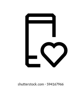 Mobile phone mini line, icon, background and graphic. The icon is black and white, linear  flat, vector, pixel perfect, minimal, suitable for web and print. 
