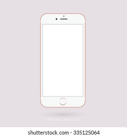 mobile phone mock-up vector