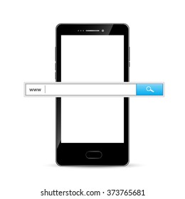 mobile phone Modern wireless technology and social media vector
