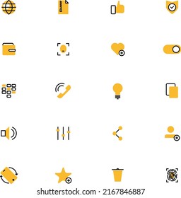Mobile phone modes, illustration, vector on a white background.