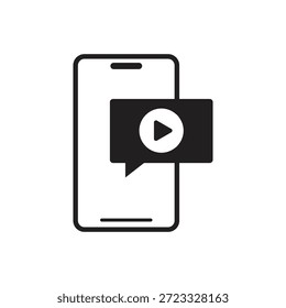 Handy-Multimedia-Streaming-Media-Player, solides Symbol