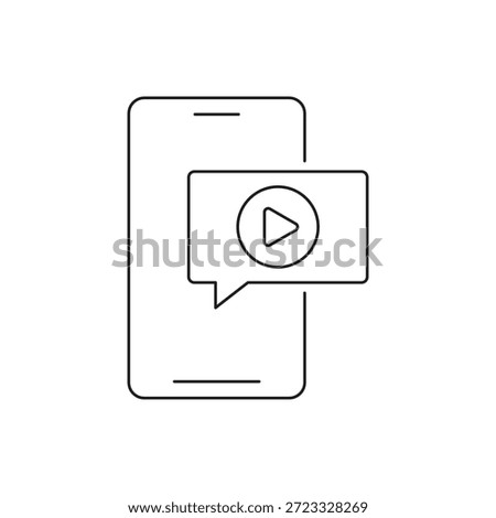 Mobile phone multimedia streaming and media player outline