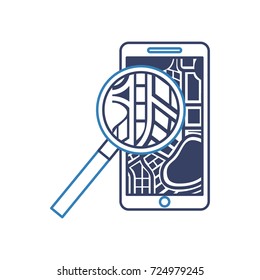 mobile phone navigator map magnifier app