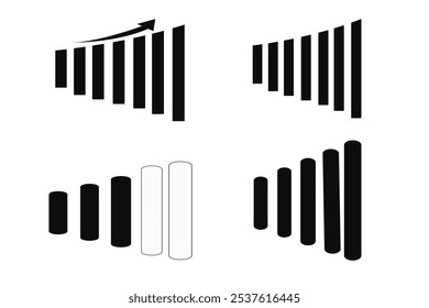 Símbolo de Vector de red de telefonía móvil.