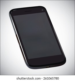 Mobile Phone on White Background