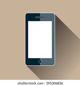 mobile phone on a white background