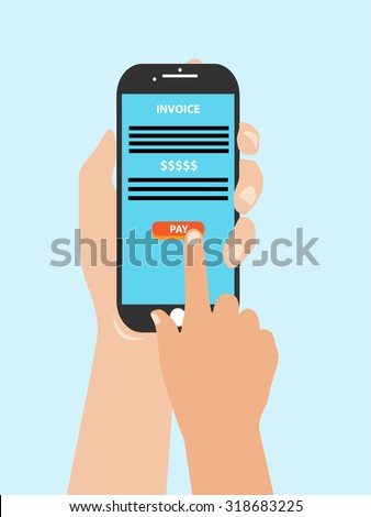 mobile phone with online payment
