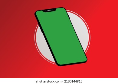 Presentación del producto de TELÉFONO MÓVIL, simulación, escenario de fondo. Producto PHONE de ilustración de vector  