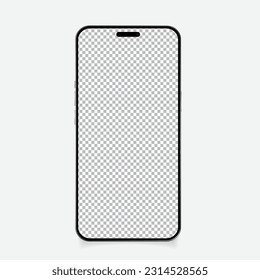 Mobile phone realistic mock up vector