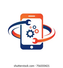 Mobile Phone Repair Logo 