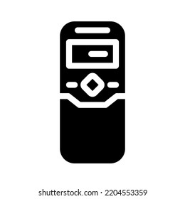 mobile phone retro gadget glyph icon vector. mobile phone retro gadget sign. isolated symbol illustration