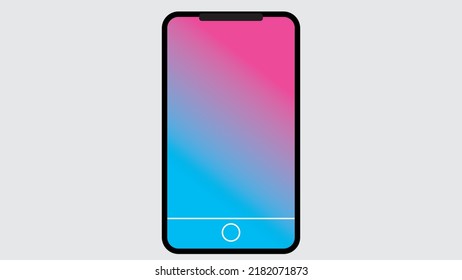 Mobile Phone Screen illustration , Vector 