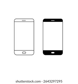 Handy , verkaufen Handy-Symbol, Vektorgrafik und weißer Hintergrund 