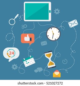 Mobile phone services and apps, and computer tablet services and apps. Concepts for web banners and printed materials