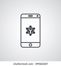 mobile phone - setting sign theme