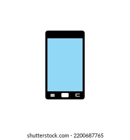 mobile phone sign flat icon design