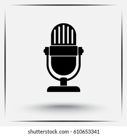 Mobile phone sign icon, vector illustration. Flat design style