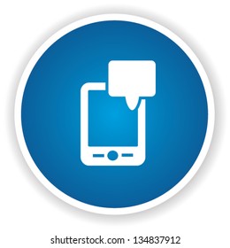 Mobile phone sign,vector