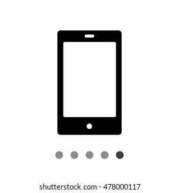Mobile phone simple icon