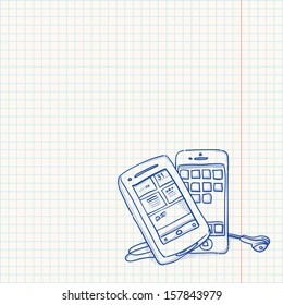 Mobile Phone Sketch