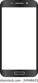 mobile phone smart phone with editable vector file