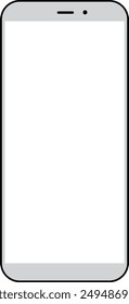 mobile phone smart phone with editable vector file