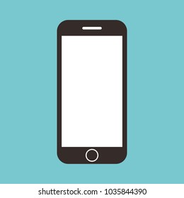 mobile phone smartphone device gadget. phone vector icon. smartphone. mobile phone on the white background.